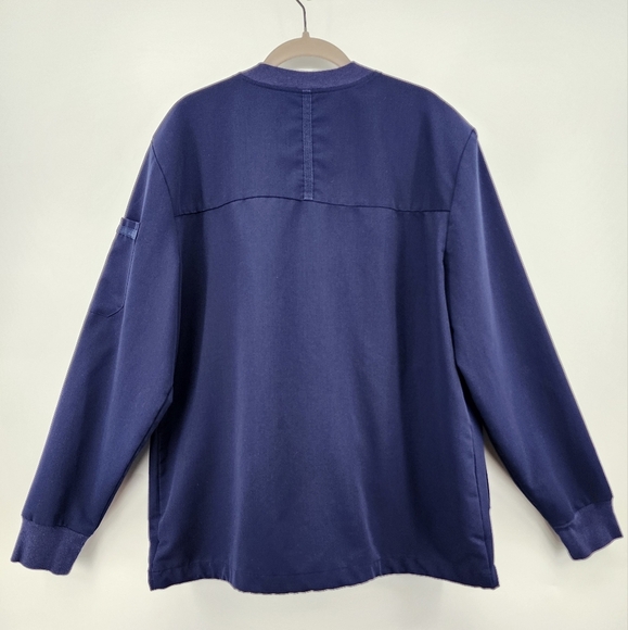 Figs Mens Zapote Scrub Jacket‎ Navy Blue Size Large - Picture 8 of 11